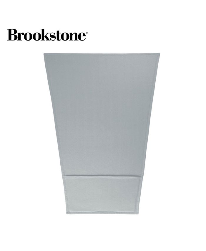 Brookstone - Travel Blanket with Foot Pocket, Grey