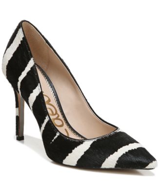 sam edelman zebra heels