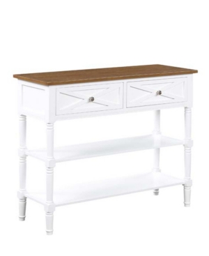 Country Oxford 2 Drawer Console Table
