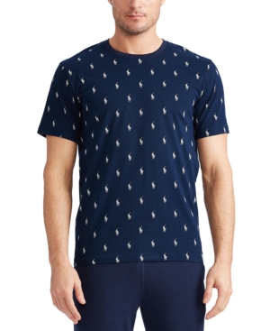 Polo Ralph Lauren Men's Allover Pony Sleep Shirt