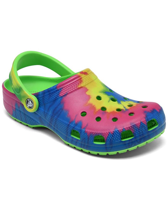 Crocs Big Kids Classic Tie Dye Clog Shoes from Finish Line & Reviews -  Finish Line Kids' Shoes - Kids - Macy's