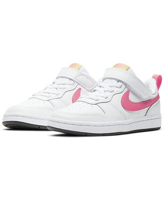 Nike Little Girls Court Borough Low 2 Casual Sneakers from Finish Line ...