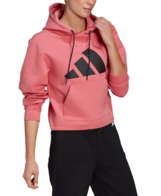 pink adidas hoodie womens