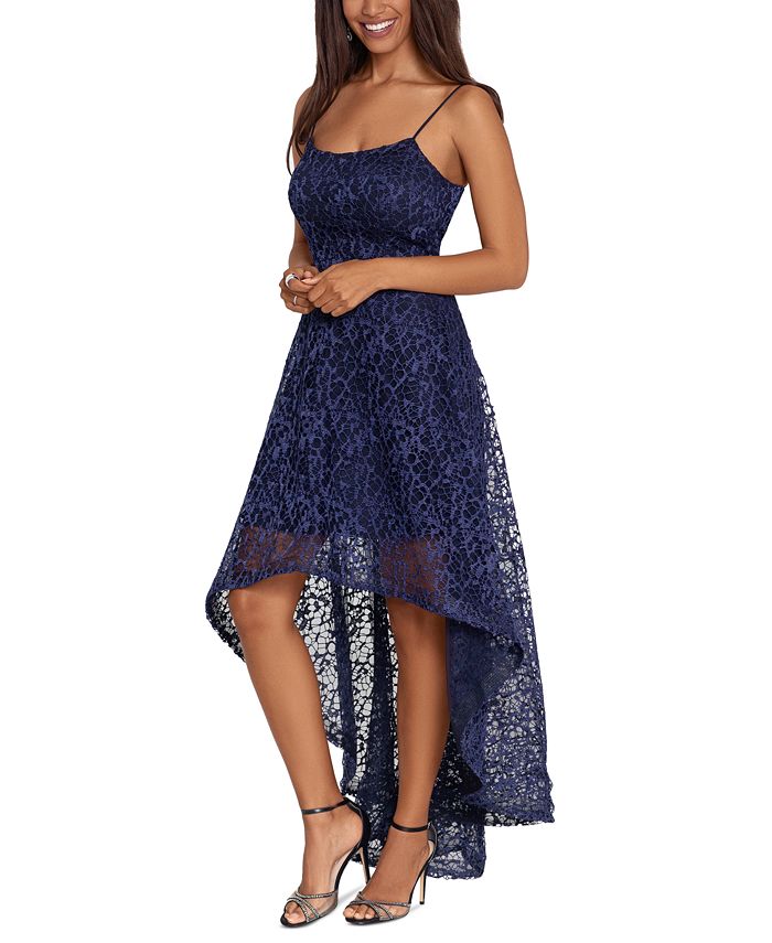 xscape high low gown