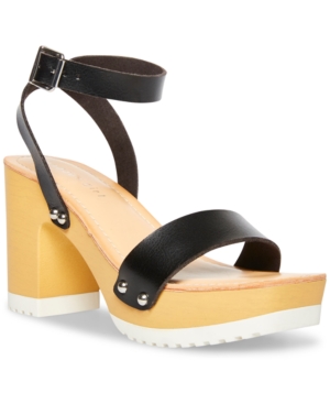 Madden Girl Caprise Wooden Platform Sandals