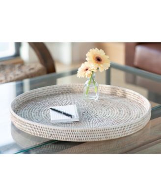 Artifacts Trading Company Artifacts Trading Company Round Ottoman Tray