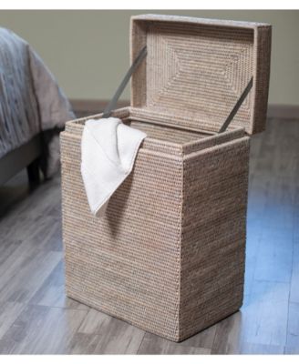 Artifacts Trading Company Rectangular Hamper with Hinged Lid