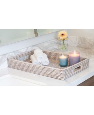 Rectangular Tray With Cutout Handles
