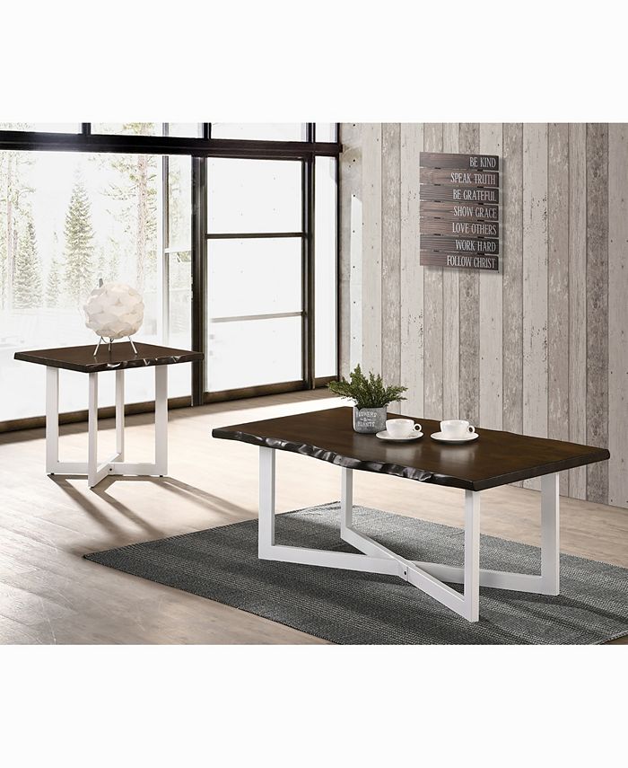 Furniture of America Lanvara XCross Coffee Table Macy's