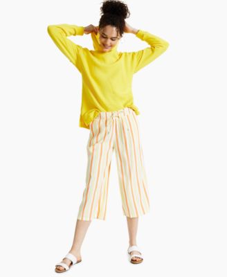 Style & Co - Striped Pull-On Pants