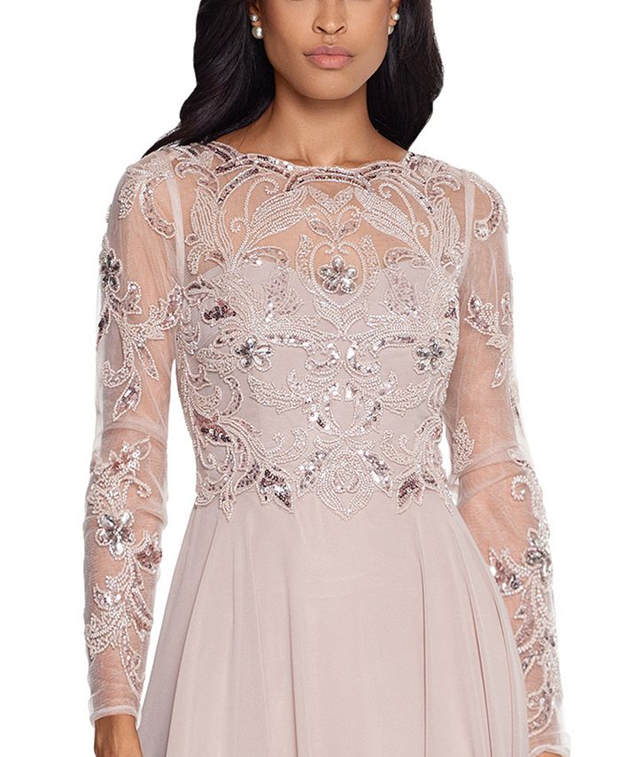 xscape sequin ball gown