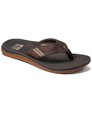Reef Men's Santa Ana Padded & Waterproof Flip-flop Sandal Men's Shoes In Brown