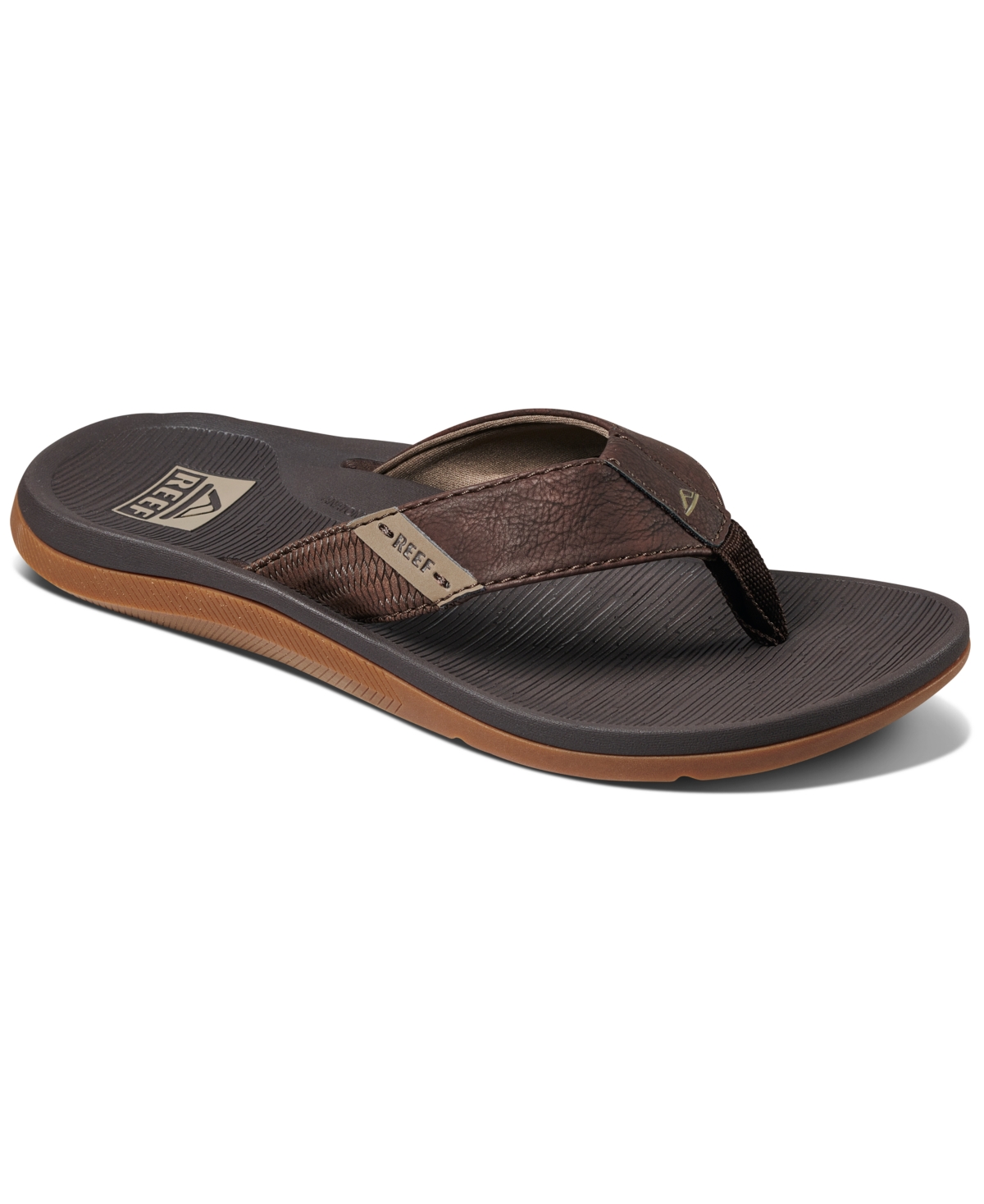 Men's Santa Ana Padded & Waterproof Flip-Flop Sandal - Brown