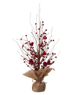 Valentine's Berry Heart Table Tree