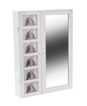 Mind Reader Mirrored Jewelry Cabinet