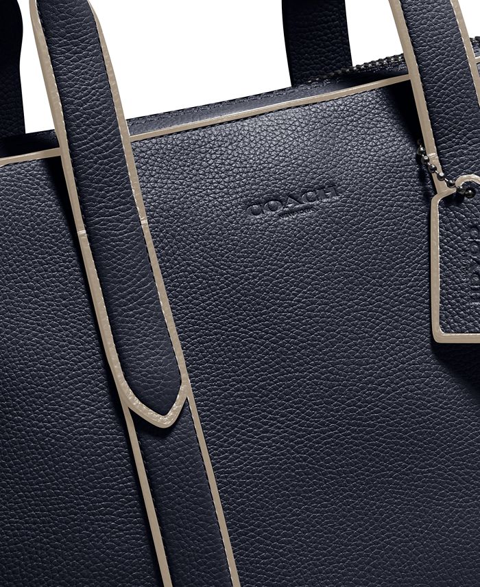 COACH Men's Metropolitan Soft Pebble Leather Briefcase Macy's