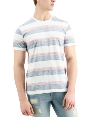 Sun + Stone Men's Multi-Striped T-Shirt, Created for Macy's - Macy's