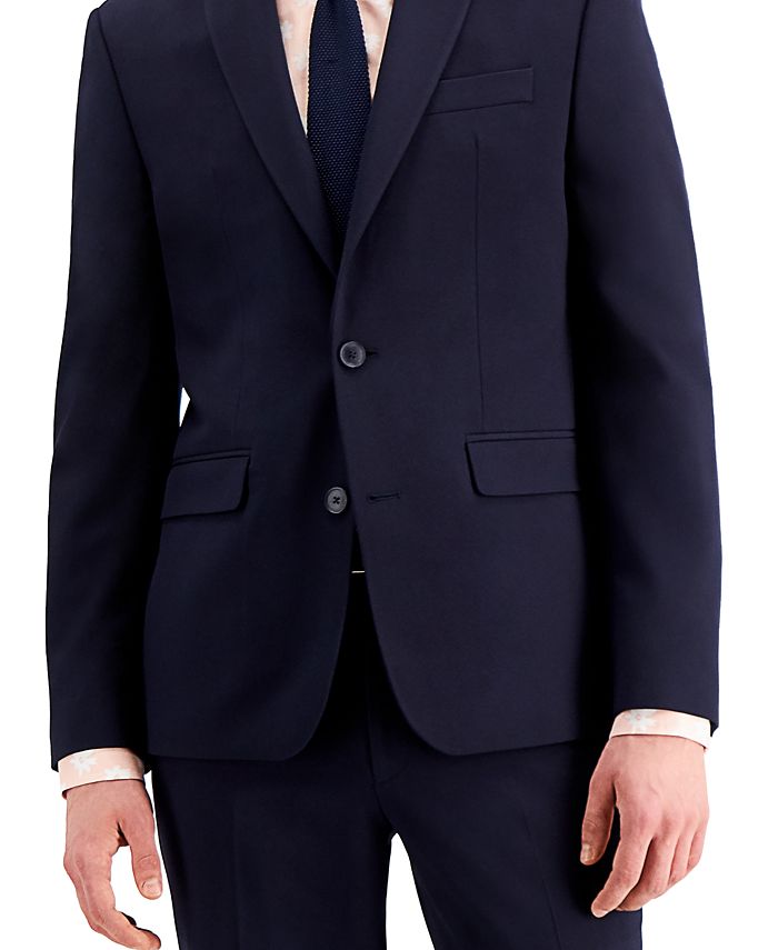 INC International Concepts Men's Slim-Fit Navy Solid Suit Jacket