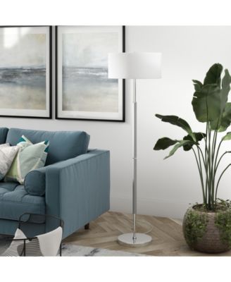 61.5" Metal Simone 2-Light Floor Lamp