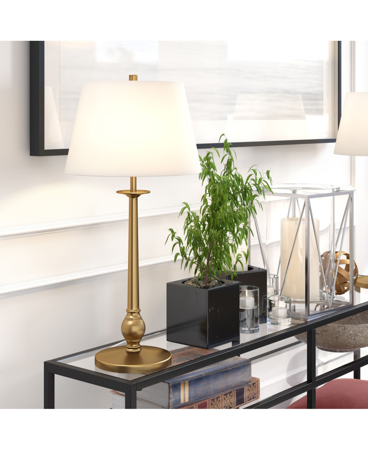 Hudson & Canal Wilmer Table Lamp In Brass