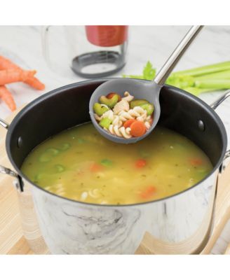 Silicone Ladle With Stainless Steel Handle