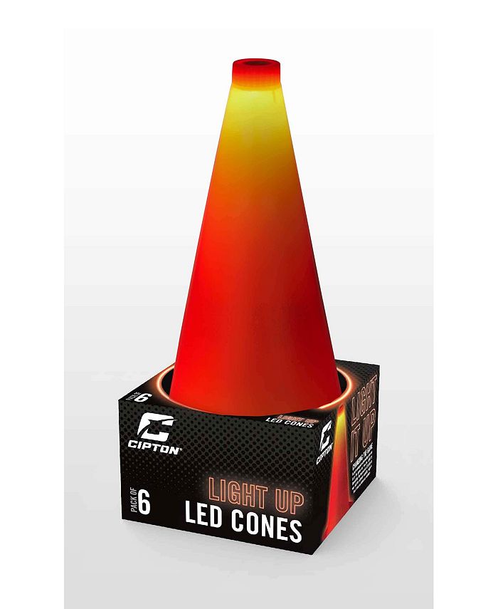 Cipton Sports LED Light Up Cones 6 Pack Macy