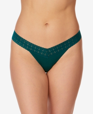 Shop Hanky Panky Dreamease Low Rise Thong, 631004 In Ivy