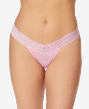 Shop Hanky Panky Dreamease Low Rise Thong, 631004 In Cotton Candy Pink