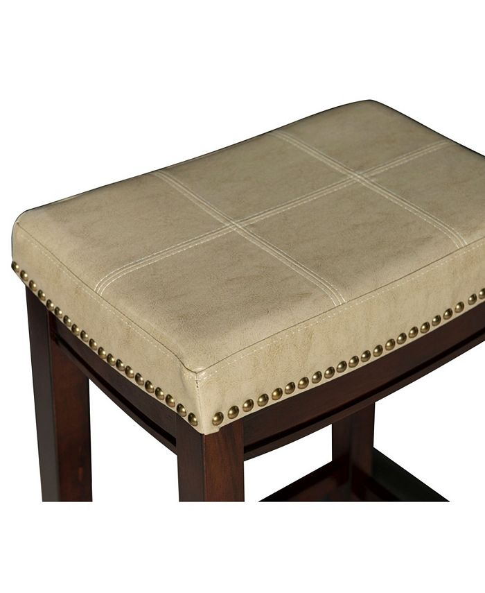 Linon Home Décor Rumsey 32" Backless Wood Bar Stool Macy's