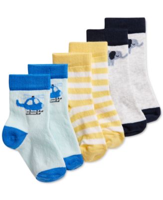 First Impressions Baby Boys 3-Pair Mix and Match Socks, Created for ...