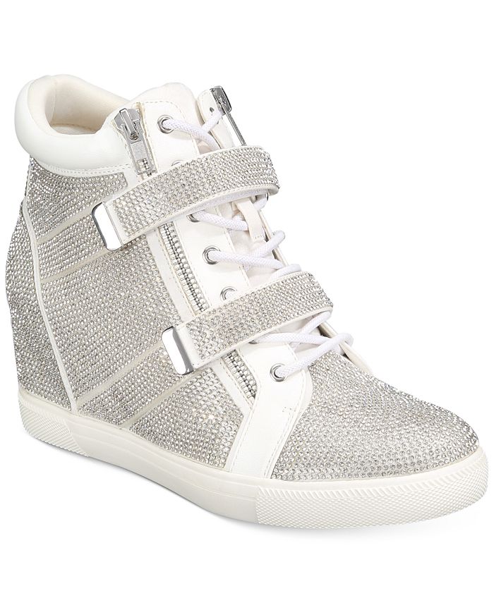 INC International Concepts Women's Debby Wedge Sneakers, Created for ...