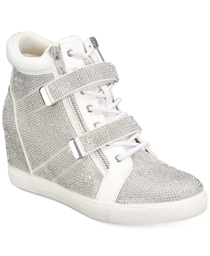 INC International Concepts Women's Debby Wedge Sneakers, Created for Macy's & Reviews - Athletic