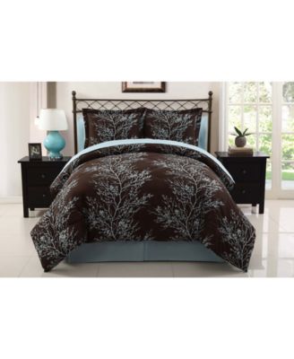 Leaf 8-Pc. Comforter Set, King