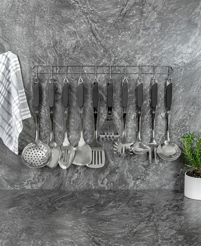 Hell's Kitchen 10Pc. Kitchen Tool Set & Rack Macy's