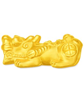 Mythical Pixiu Charm Pendant in 24k Gold