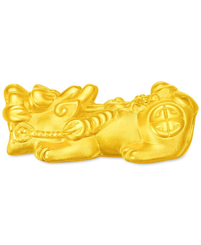 Chow Tai Fook Mythical Pixiu Charm Pendant in 24k Gold Macy s