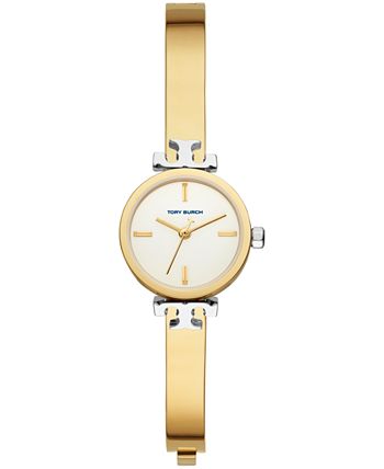Tory Burch Women's The Eleanor Gold-Tone Stainless Steel Bracelet Watch  24mm - Macy's