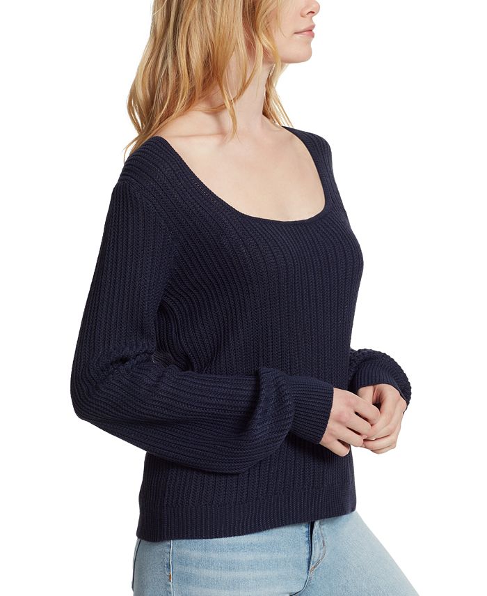 Jessica Simpson Nicole Ribbed Sweater & Reviews - Sweaters - Women - Macy's