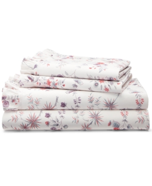 Lauren Ralph Lauren Maddie Blossom Cotton Percale 4-pc. Sheet Set, King  Bedding In Classic Cream Multi | ModeSens