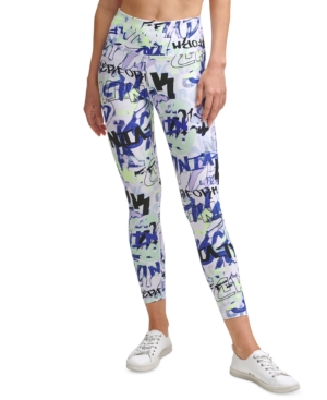 Calvin Klein Performance Printed High-Waist 7/8 Length Leggings