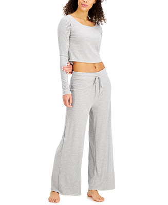 Jenni Rib-Knit Sleep Top & Pants, Created for Macy's & Reviews - All ...