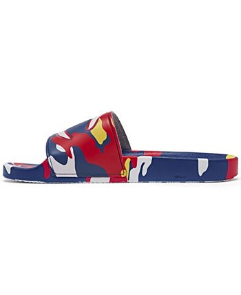 Men's champion best sale camo slides