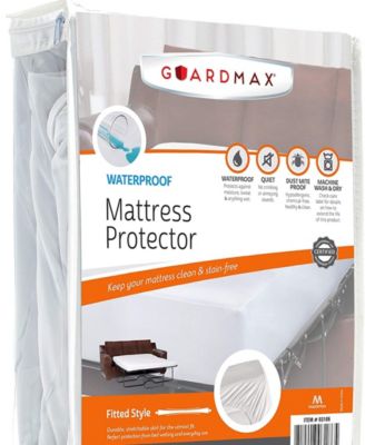 Fitted Water-resistant Anti-allergenic Mattress Protector, 60" X 72"