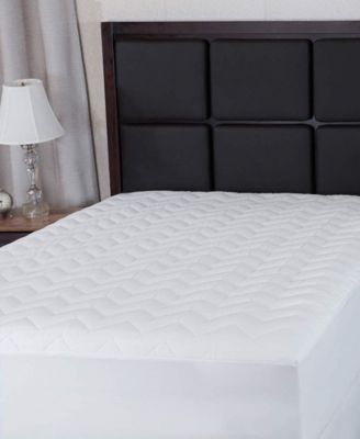 Water-resistant Top Fitted Anti-allergenic Mattress Pad, 60" X 75"
