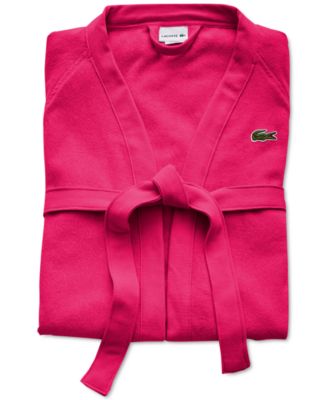 Lacoste Home Logo Patch 100 Cotton Pique Bath Robe Reviews Home   18543180 Fpx.tif