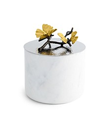 Butterfly Ginkgo Large Marble Candle