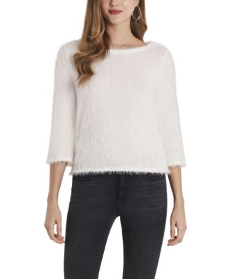 vince camuto eyelash knit sweater