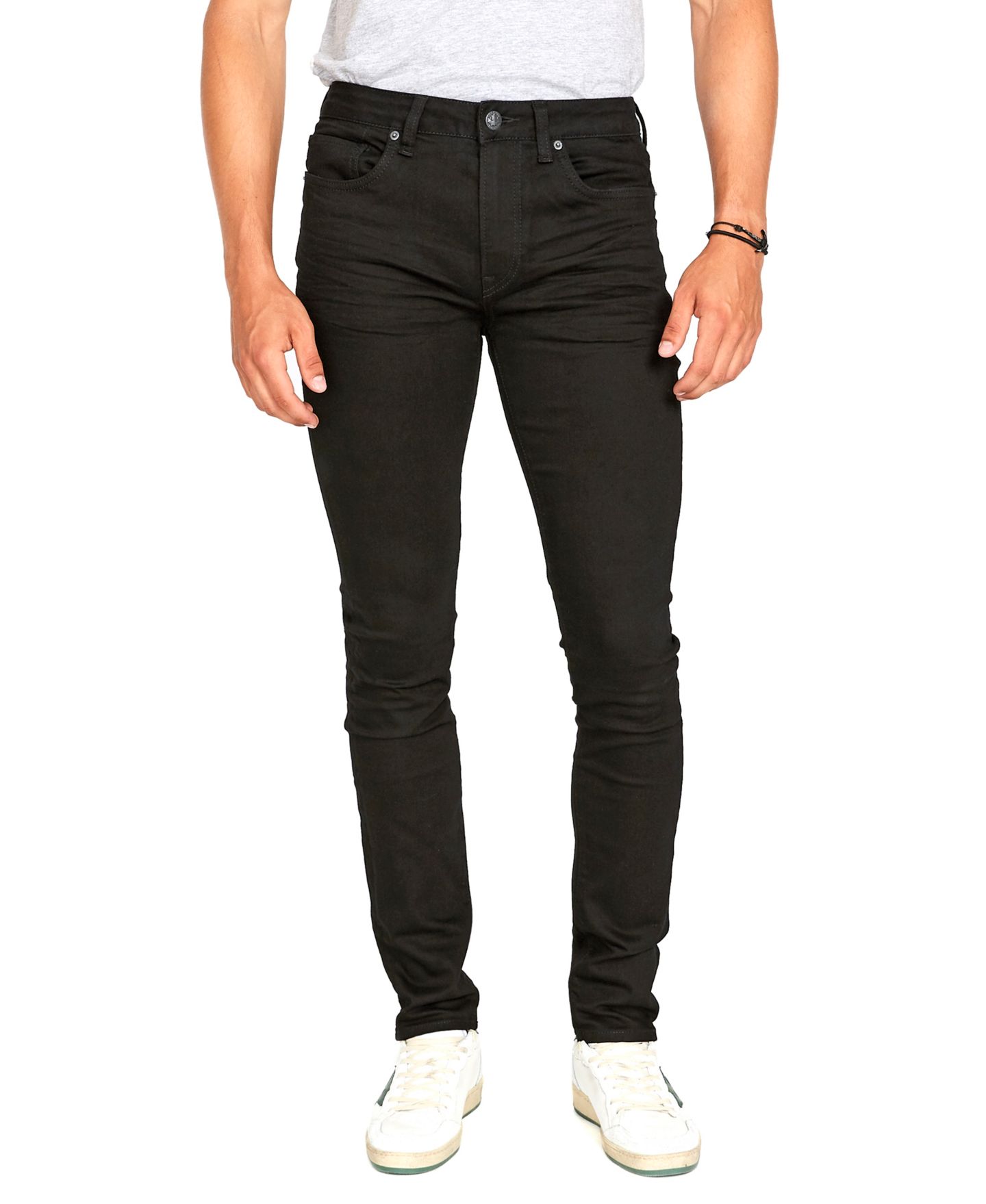 Мужские джинсы Buffalo David Bitton Skinny Max Stretch, цвет: Чёрный — фото 1