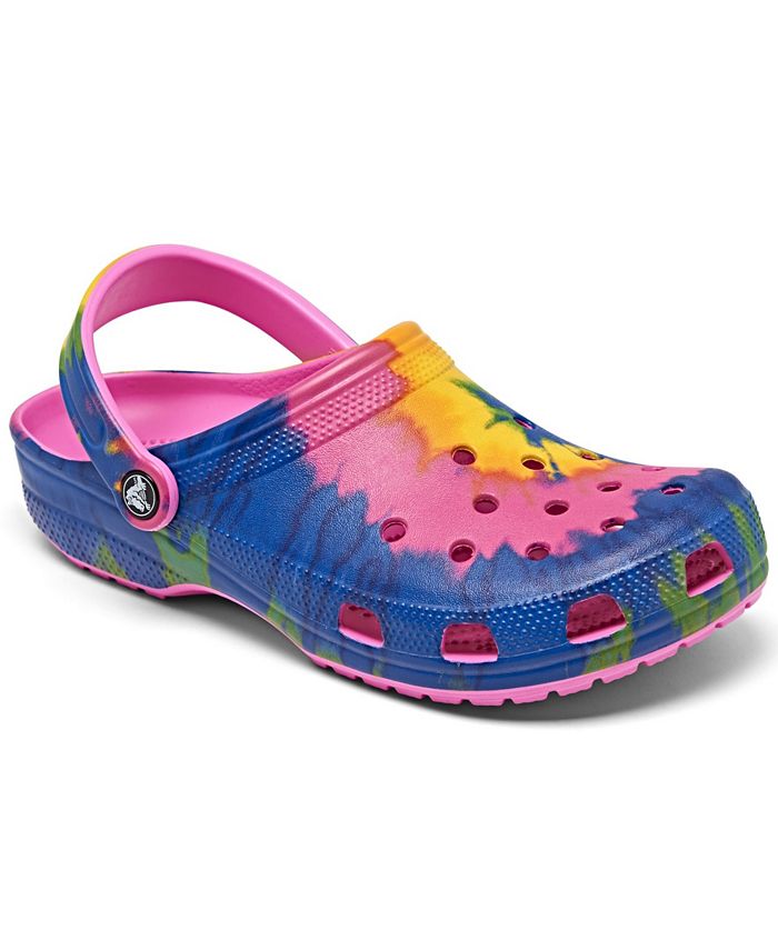 Crocs Men's and Women's Classic Tie Dye Clogs from Finish Line & Reviews -  Finish Line Women's Shoes - Shoes - Macy's