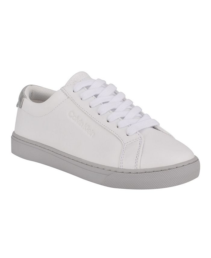 Calvin Klein Women's Gules Lace-Up Sneakers & Reviews - Athletic Shoes ...